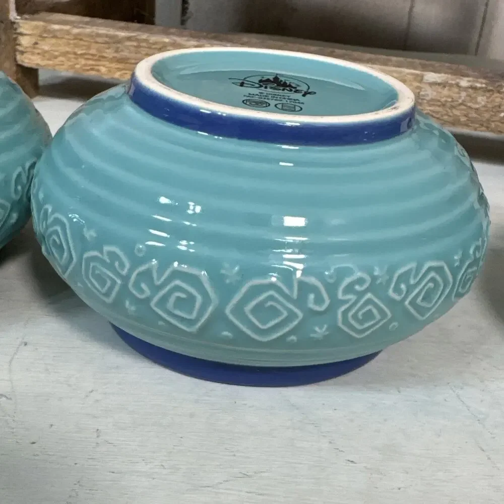 Disney Parks Disneyland Set Of 3 Lantern Mini Bowls Mad Tea Party Attraction New